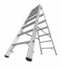Drabina dwustronna ze stopniami R13 KRAUSE 2x7 stopnie 136176